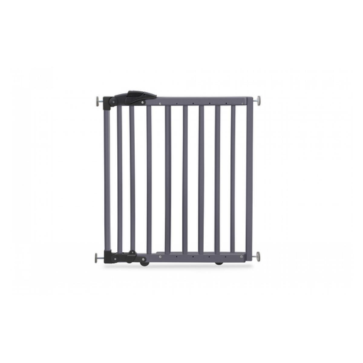 GEUTHER Barrière de porte à fixer par pression 68 a 102 cm Couleur Gris