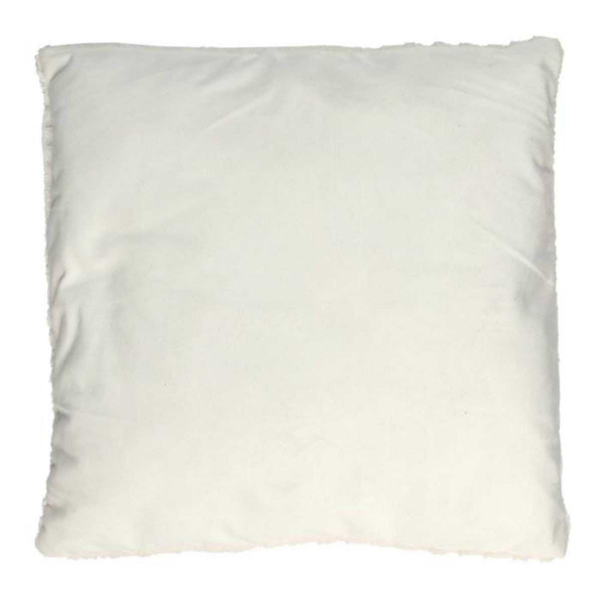 Paris Prix Coussin Déco Nid d'Abeille  Crush  40x40cm Blanc