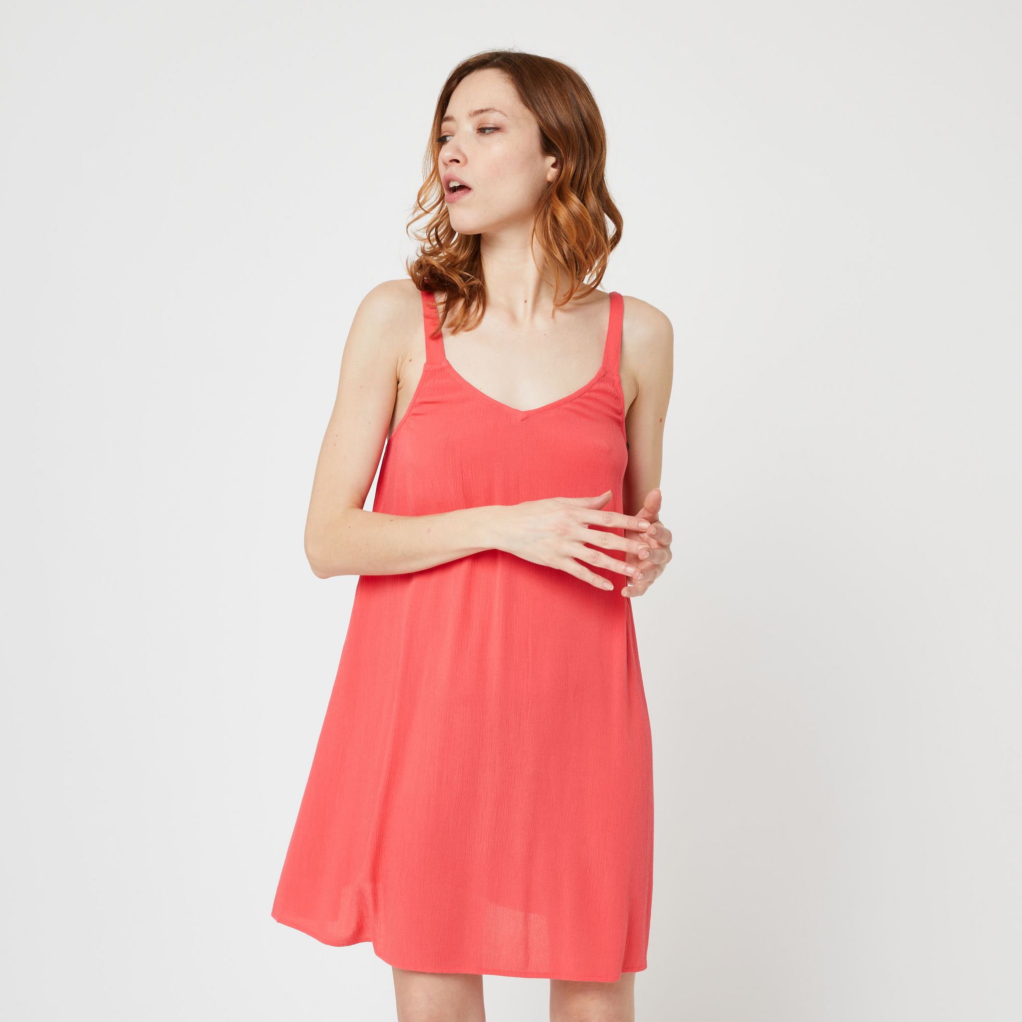 Robe De Plage Femme Bretelles Fines - Dos Nu, Légère Et Fluide, Style Bohème Chic