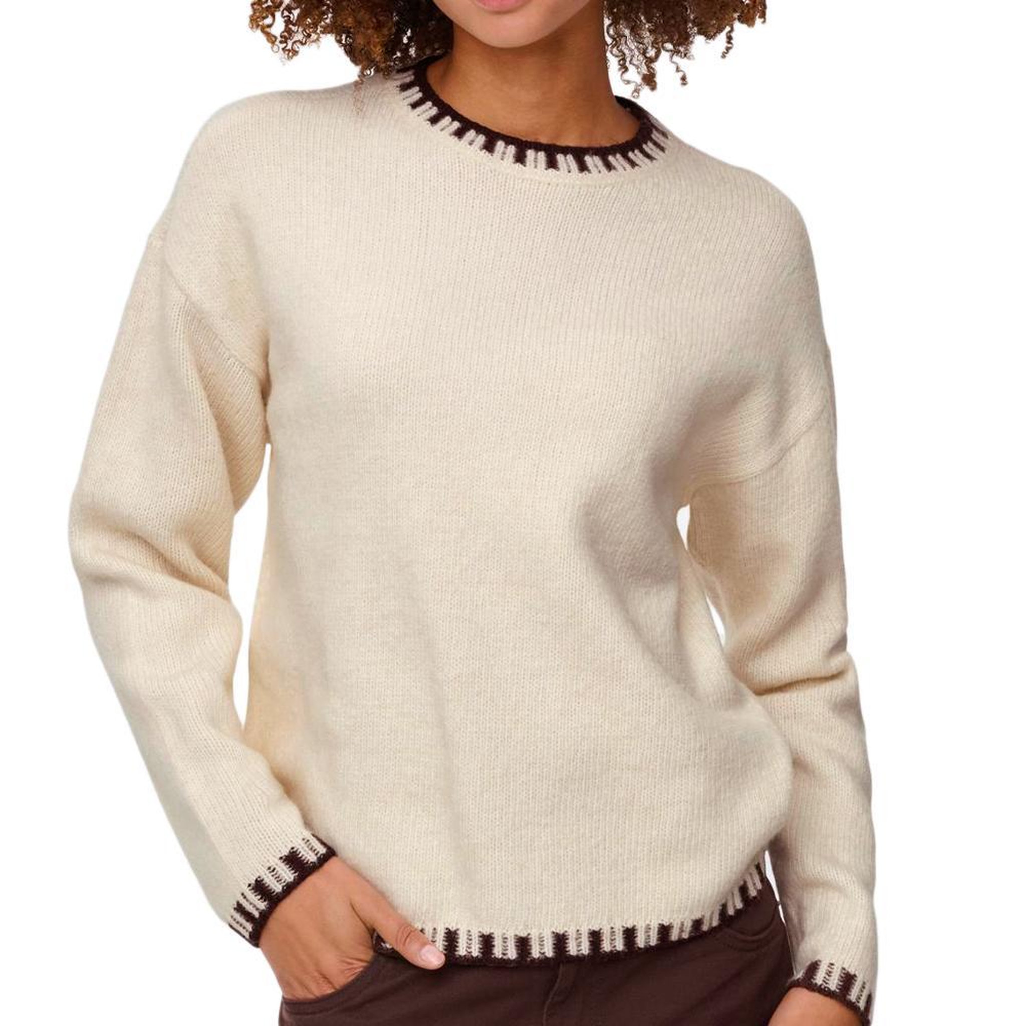 Voir la diapositive 1 : JACQUELINE DE YONG Pull Beige Femme JDY Silja