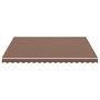 Voir la diapositive 3 : VIDAXL Tissu de remplacement pour auvent Marron 4x3,5 m