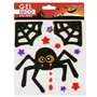 Stickers gel Halloween - Araignée
