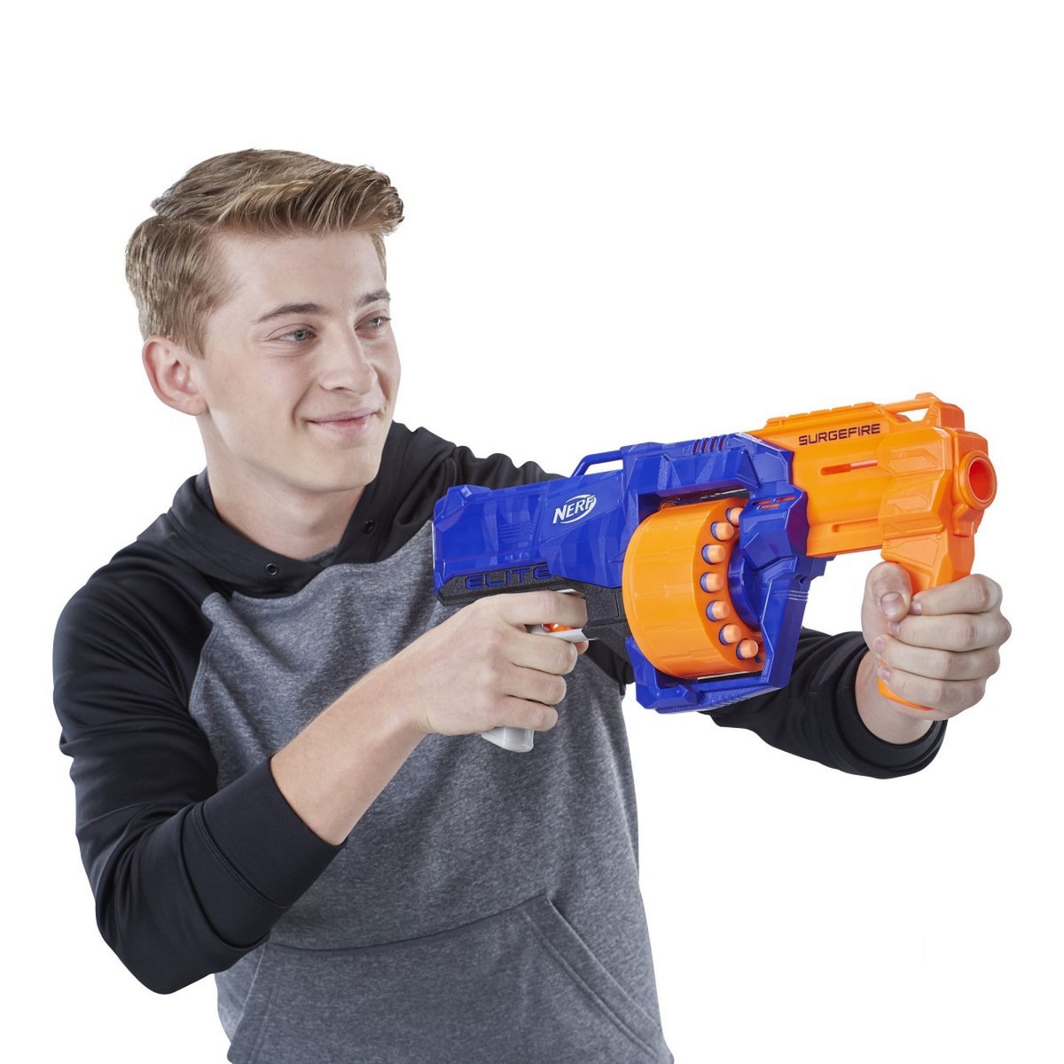 HASBRO Nerf Elite Surgefire et Flechettes Nerf Elite Officielles