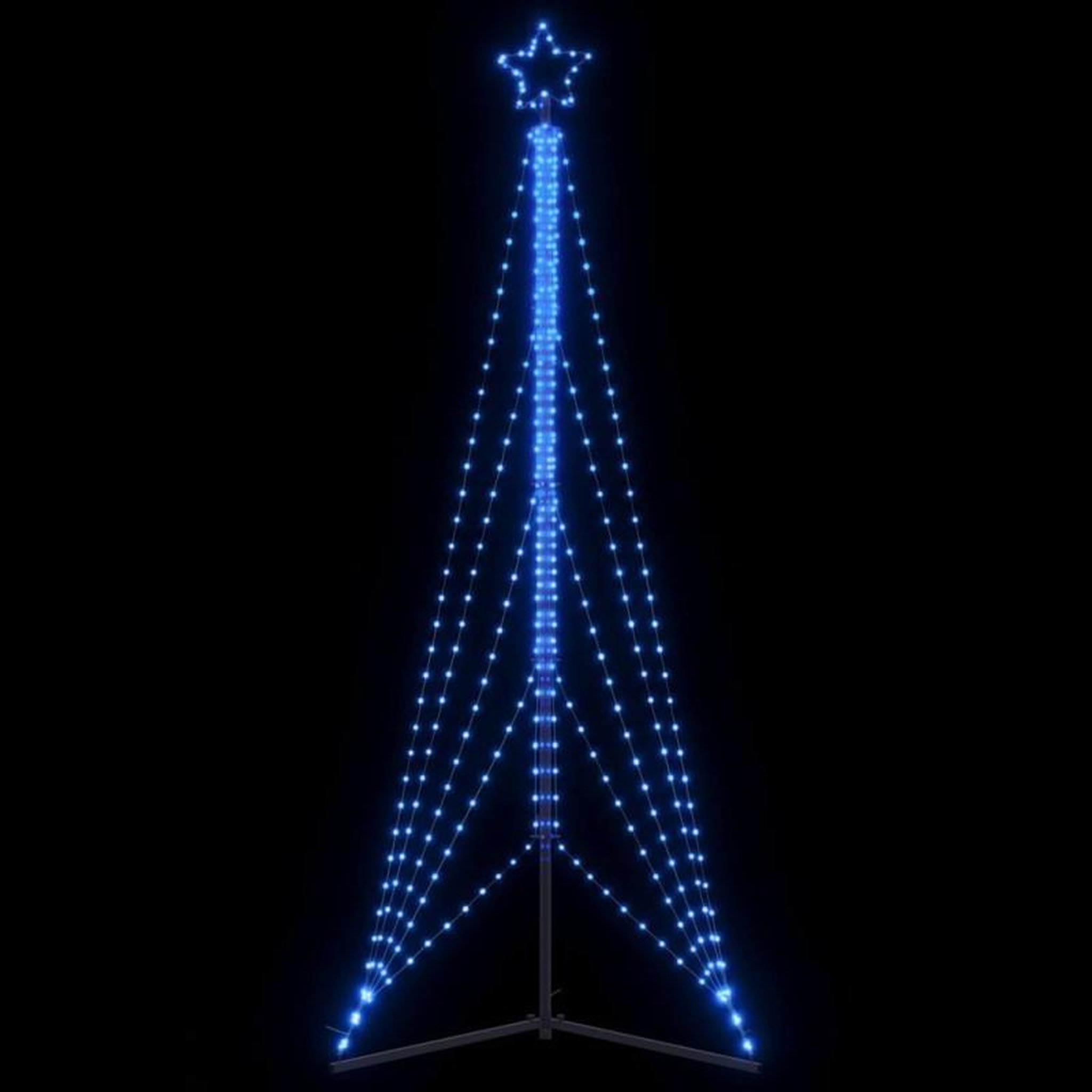 Voir la diapositive 1 : VIDAXL Guirlande de sapin de Noël 525 LED bleu 302 cm