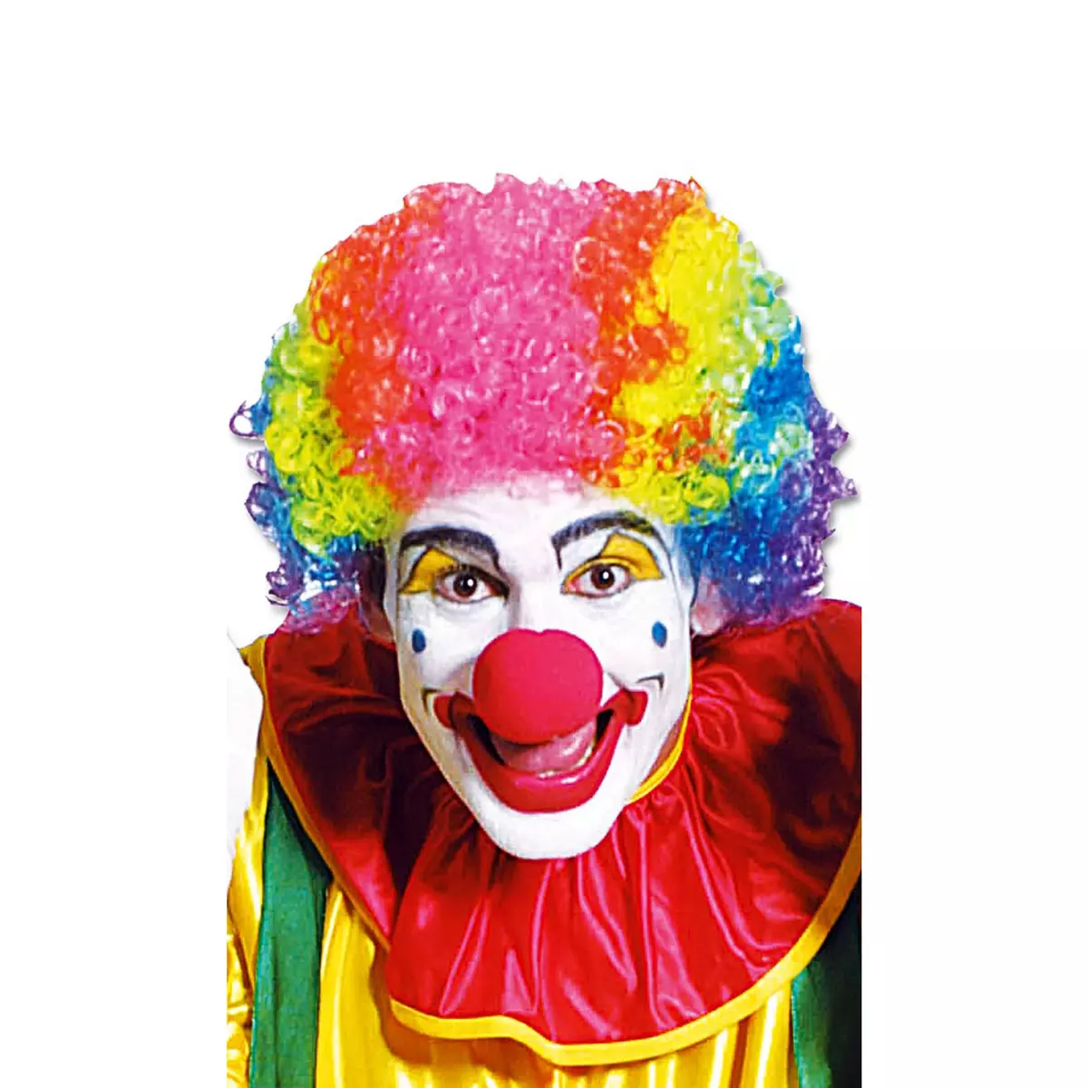 WIDMANN Perruque carnaval : perruque Clown multicolore