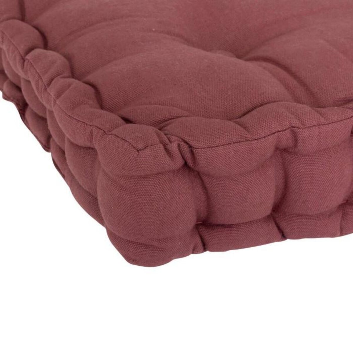 ATMOSPHERA Coussin de Sol  Dorian  40x40cm Prune