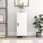 Voir la diapositive 1 : VIDAXL Buffet Blanc brillant 34,5x34x90 cm Bois d'ingenierie