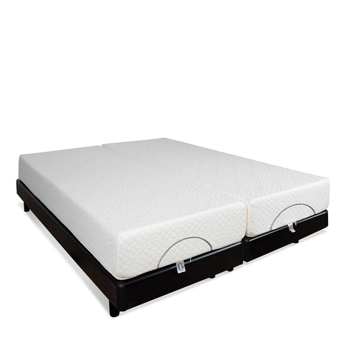 BELLECOUR BELLECOUR LITERIE | Ensemble Duo SUPERFLEX | Sommiers électriques + Matelas Mémoire de forme