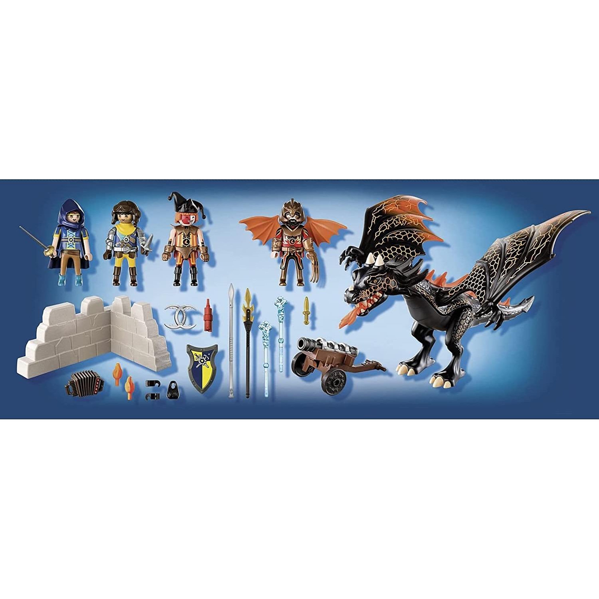 Voir la diapositive 4 : PLAYMOBIL Novelmore Chevaliers Novelmore avec Dragon de Burnham Raiders