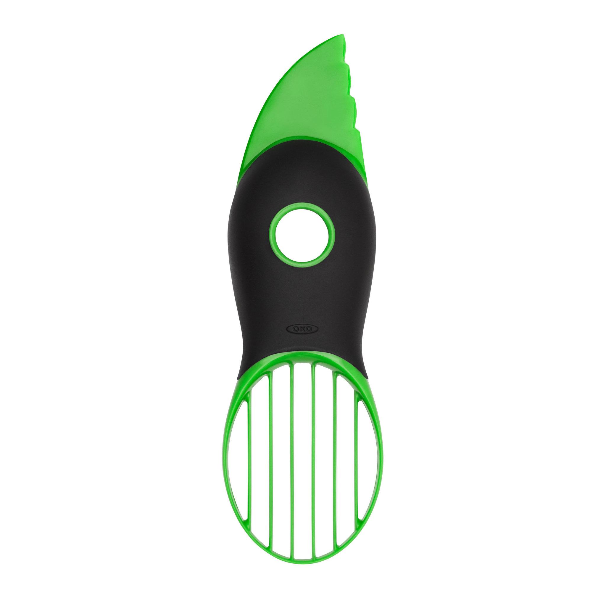 Voir la diapositive 3 : OXO Trancheuse à avocat 3 en 1 OXO vert