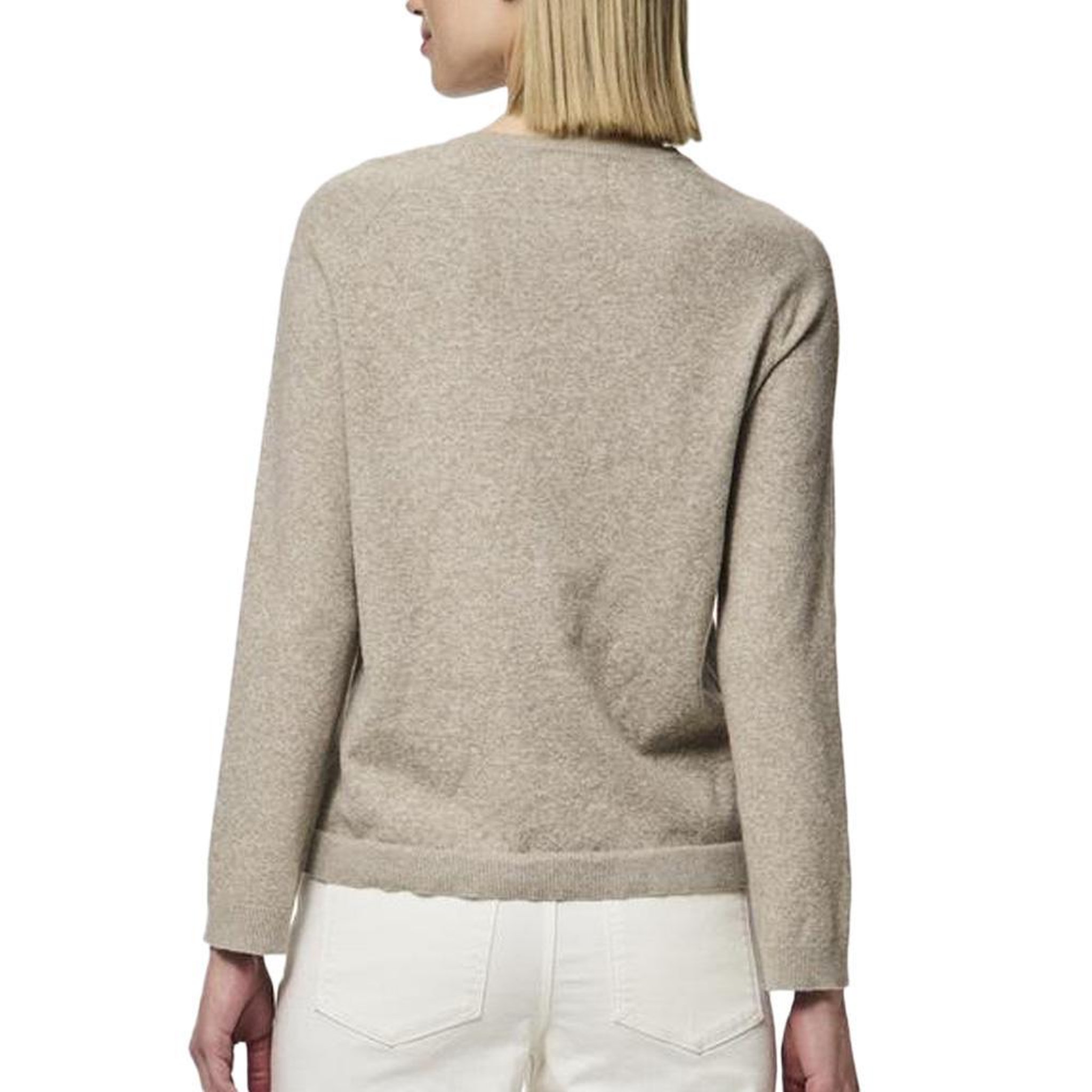 Voir la diapositive 2 : Pieces Pull Beige Femme Pieces Bree Knit