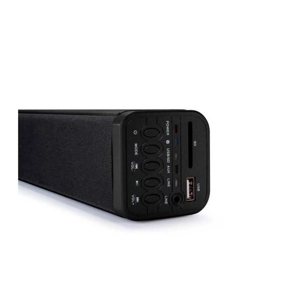 THOMSON Thomson SB250BT Barre de son 2.1 avec Caisson de Basses - Puissance 200 Watts - Bluetooth - Entree RCA - USB/SD - Telecommande