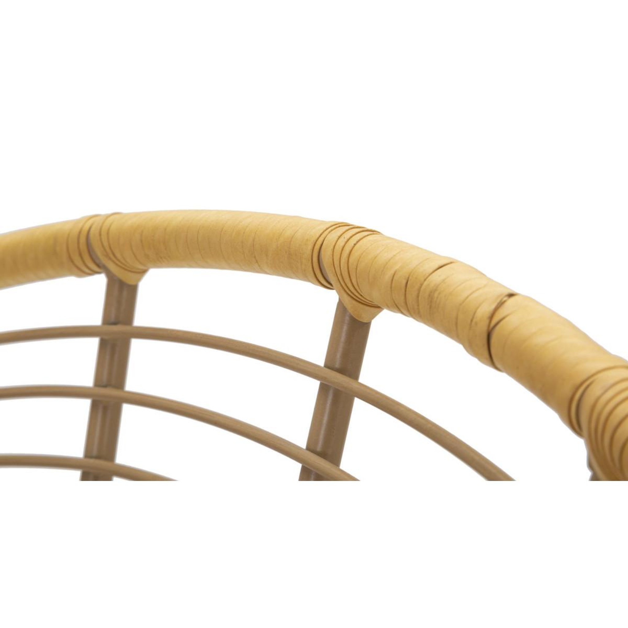 Voir la diapositive 6 : Paris Prix Chaise design en métal  panama  88cm naturel