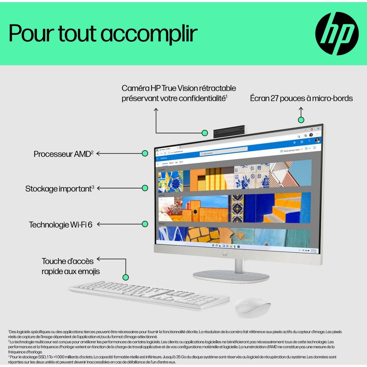 HP Ordinateur tout-en-un 27-cr0023nf