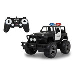 Jamara Voiture télécommandée Jeep Wrangler Police 1:14 2,4GHz