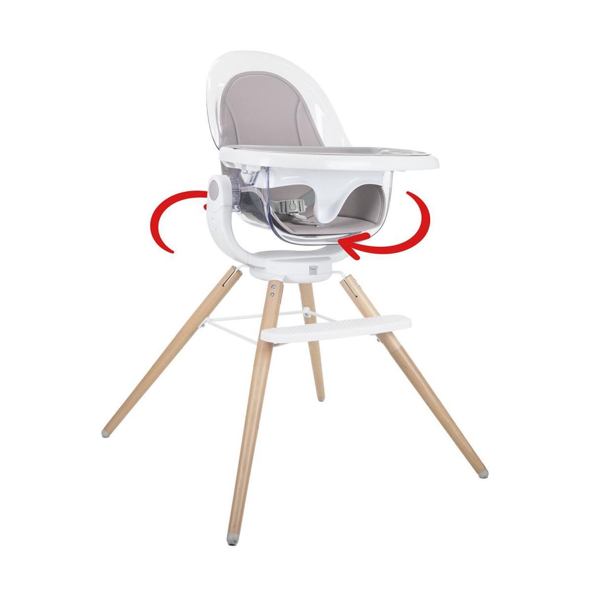 Voir la diapositive 3 : Asalvo Chaise Haute en bois Adria