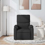 Voir la diapositive 3 : VIDAXL Fauteuil de massage inclinable Noir Tissu