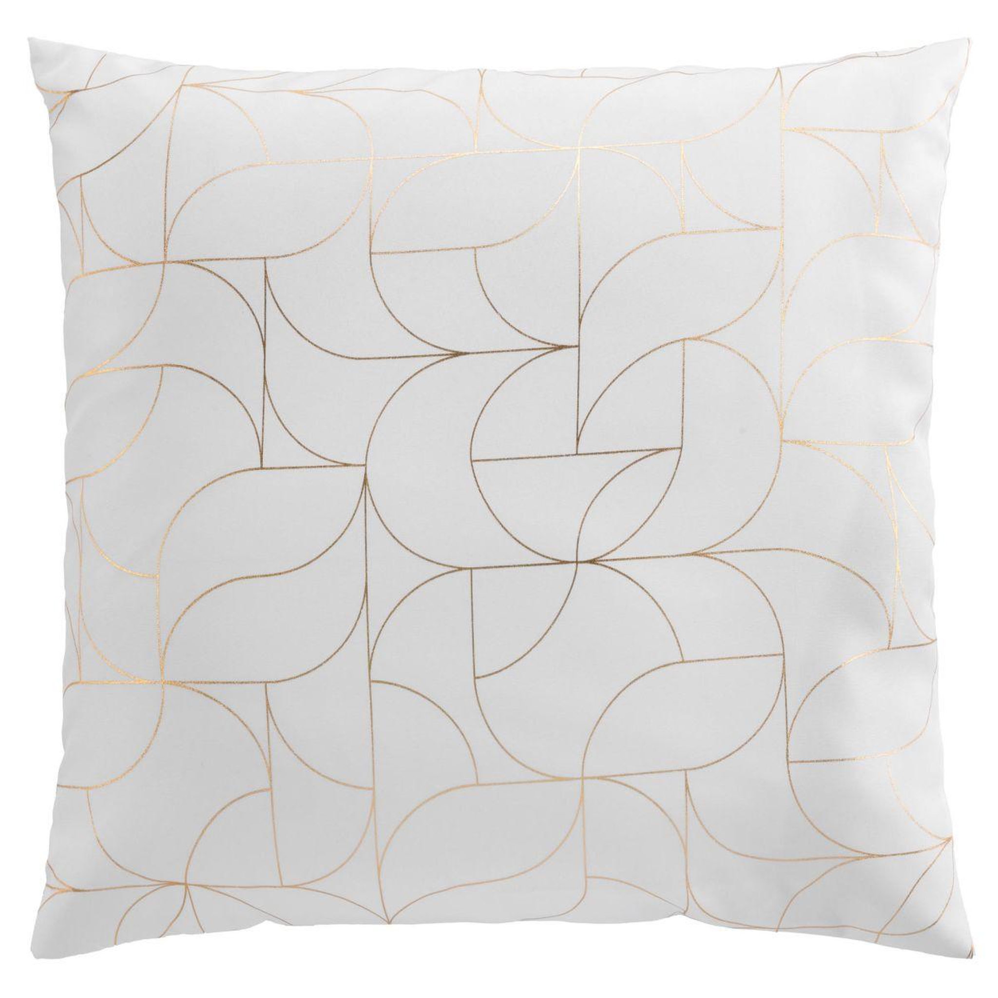 Douceur d'Intérieur Coussin déco  louxor  60x60cm blanc