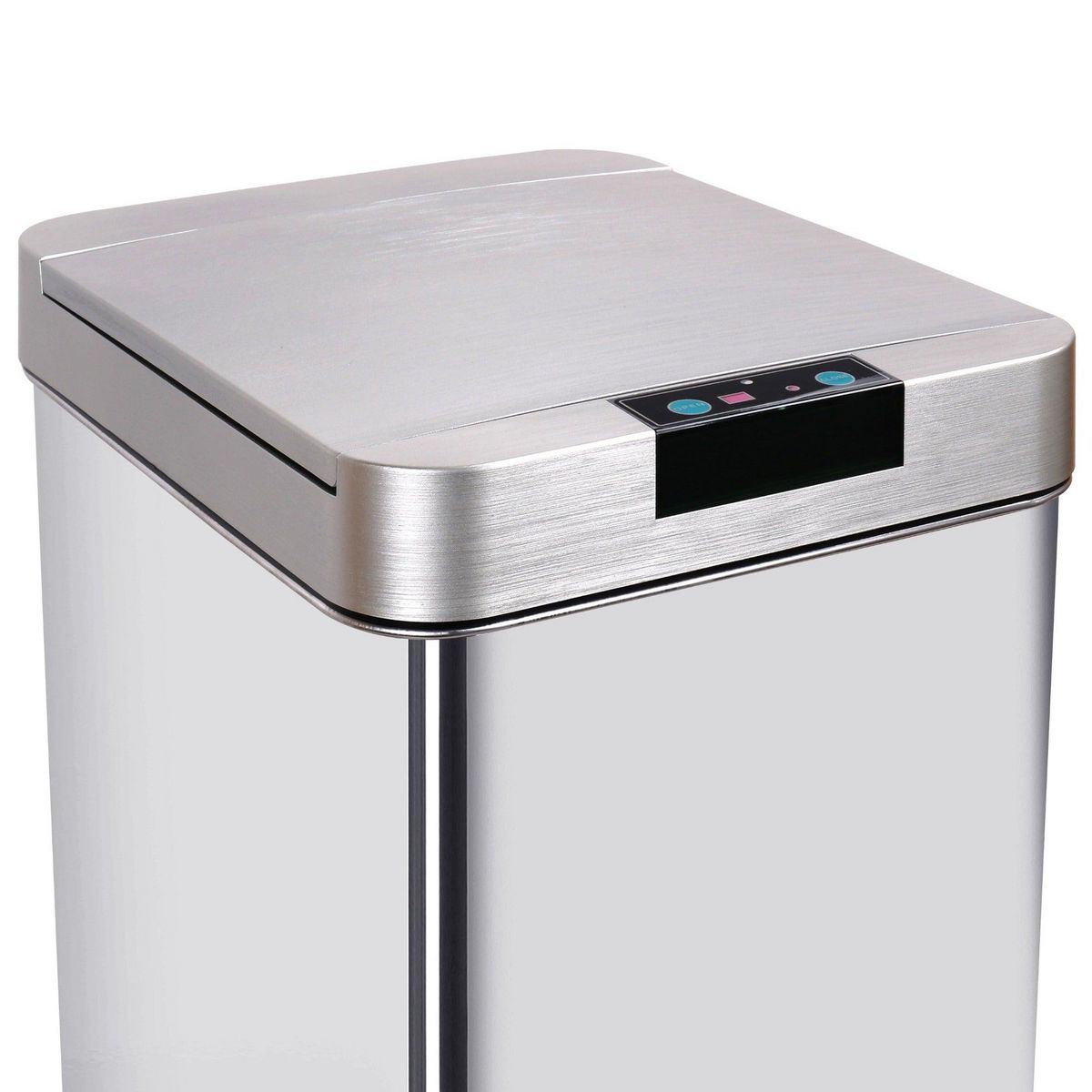 Kitchen move Couvercle de poubelle automatique COUVERCLE Argent Plastique 28cm