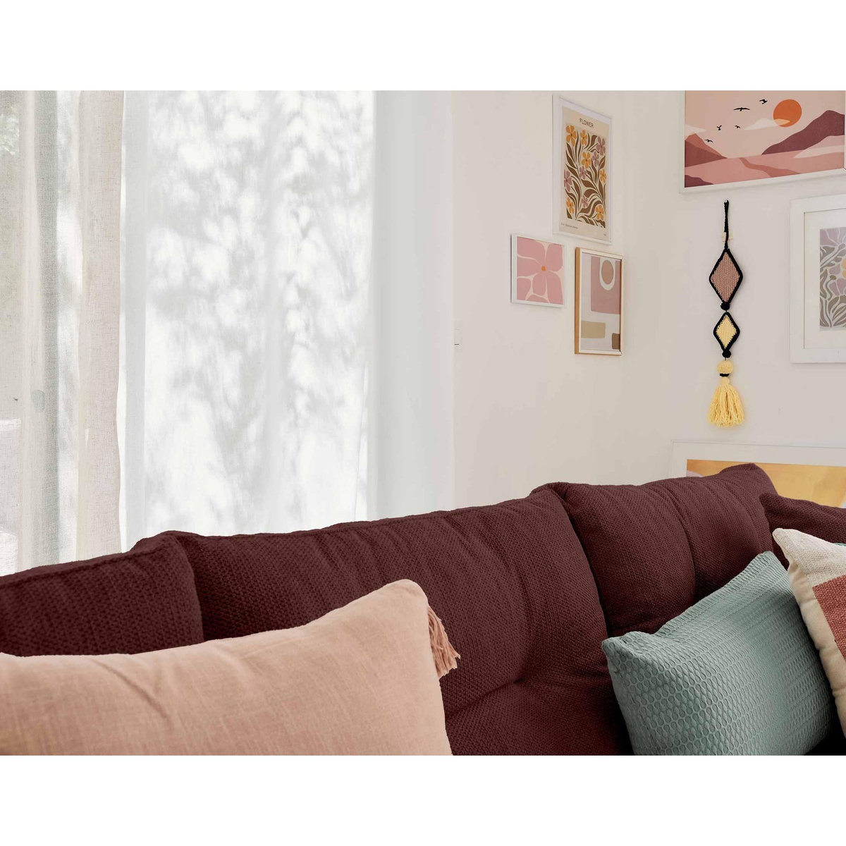 BEST MOBILIER Astoria - canapé d'angle réversible 4 places - convertible avec coffre - en tissu texturé