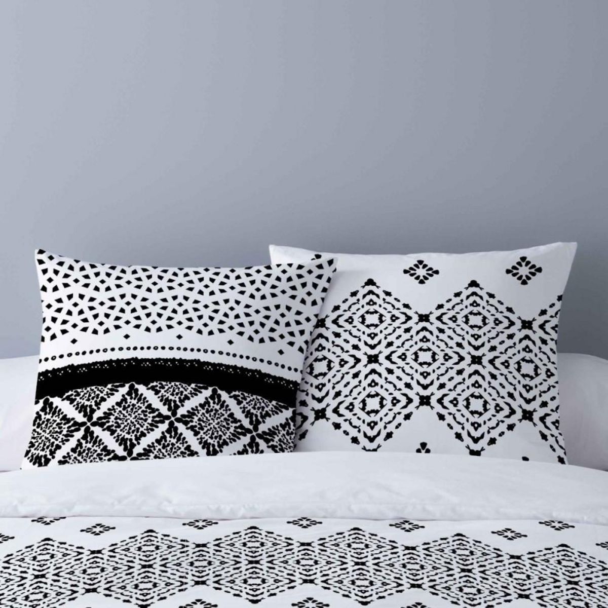 Dourev Housse de couette 240x220 GISELE + 2 taies 100% coton