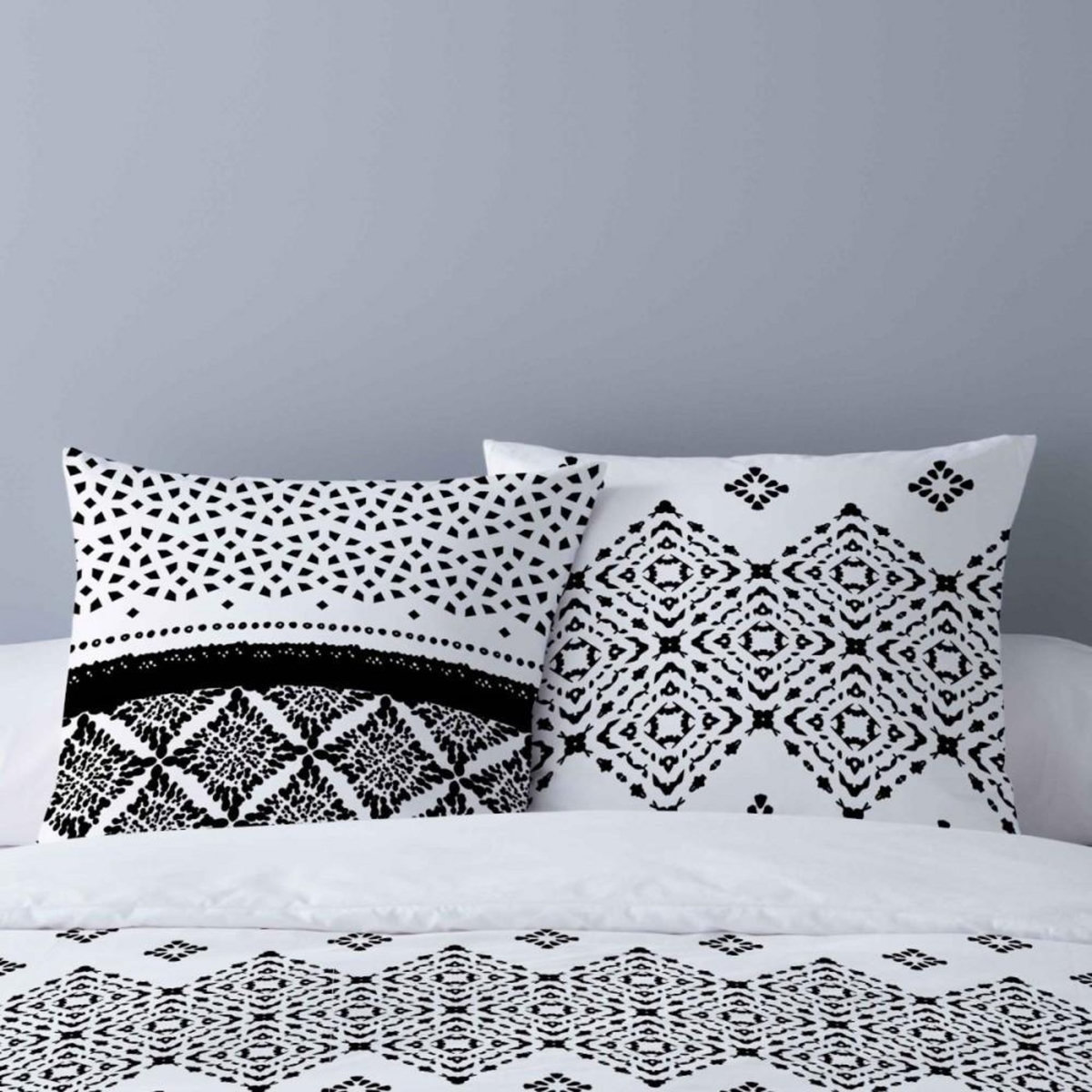 Dourev Housse de couette 240x220 GISELE + 2 taies 100% coton