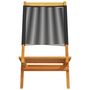 Voir la diapositive 5 : VIDAXL Chaises de jardin pliantes lot de 4 noir bois d'acacia massif
