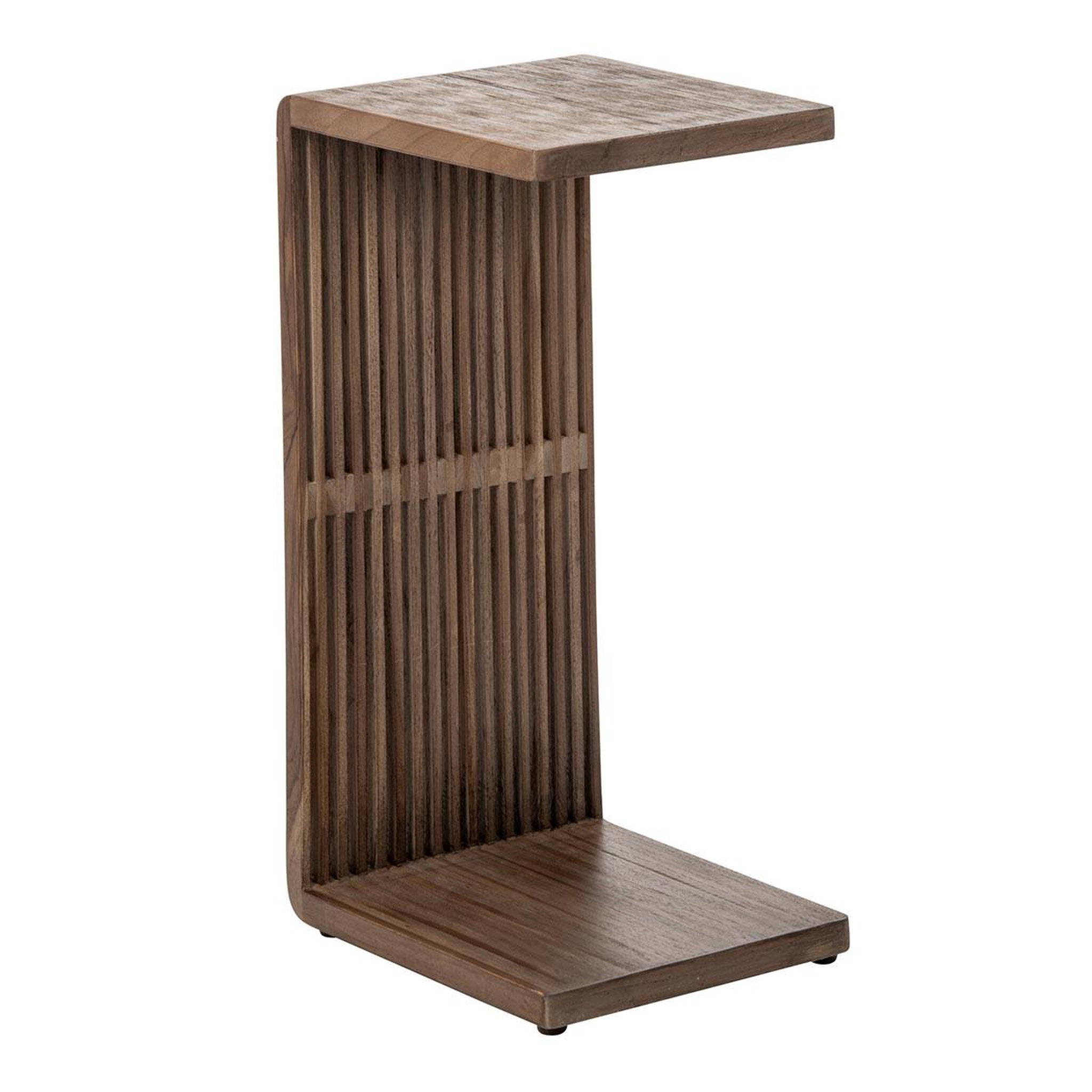J-LINE Table d'appoint en bois  lars  65cm marron