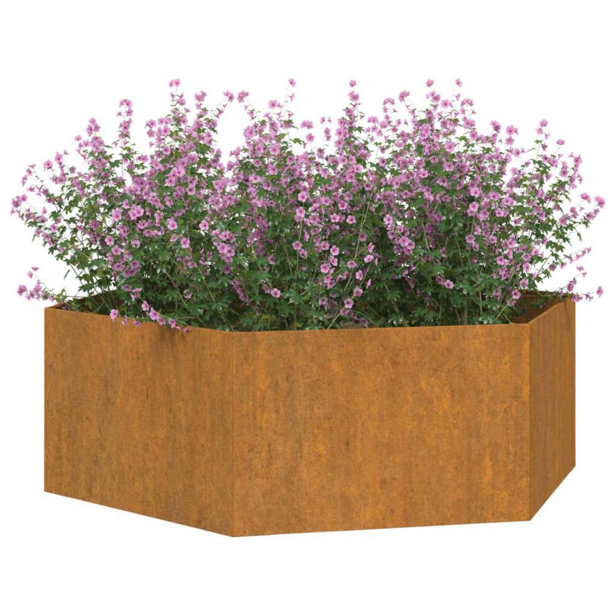 VIDAXL Jardiniere Rouille 138x120x45 cm Acier corten