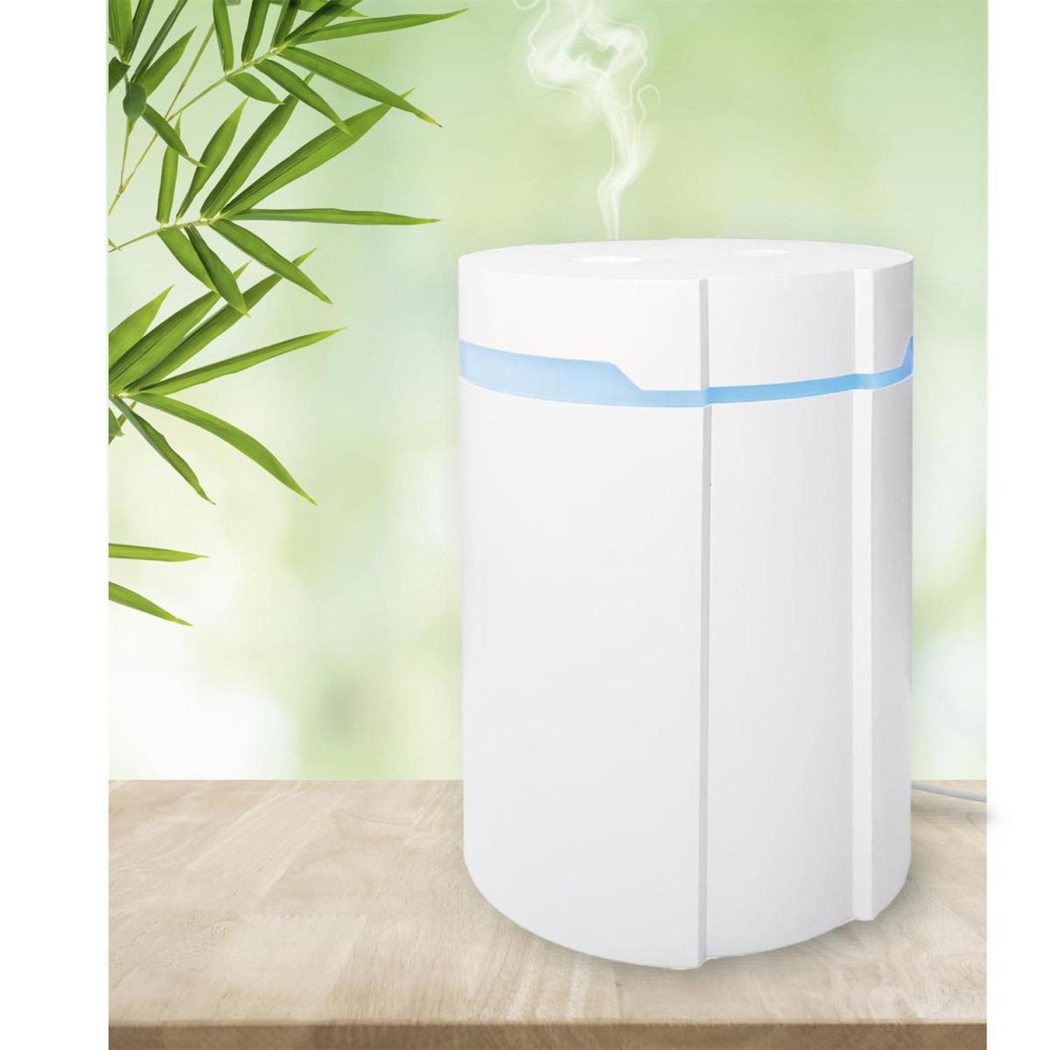 Voir la diapositive 5 : The Home Deco Factory Diffuseur d'huile essentielle usb  led  260ml blanc