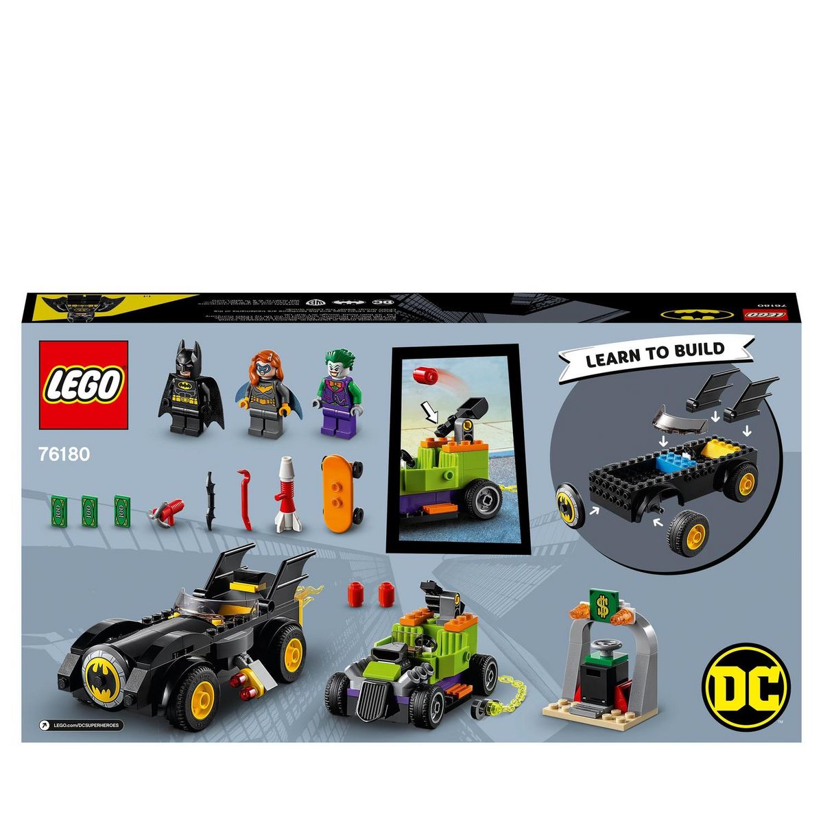 LEGO LEGO Batman 76180 Batman contre le Joker : Course-poursuite en Batmobile, Jouet 