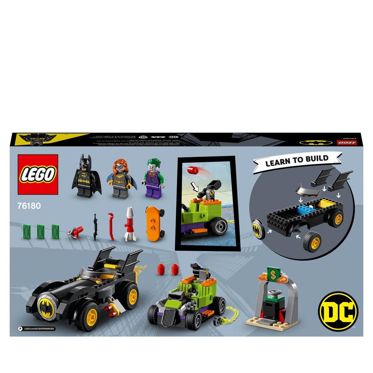 LEGO LEGO Batman 76180 Batman contre le Joker : Course-poursuite en Batmobile, Jouet 