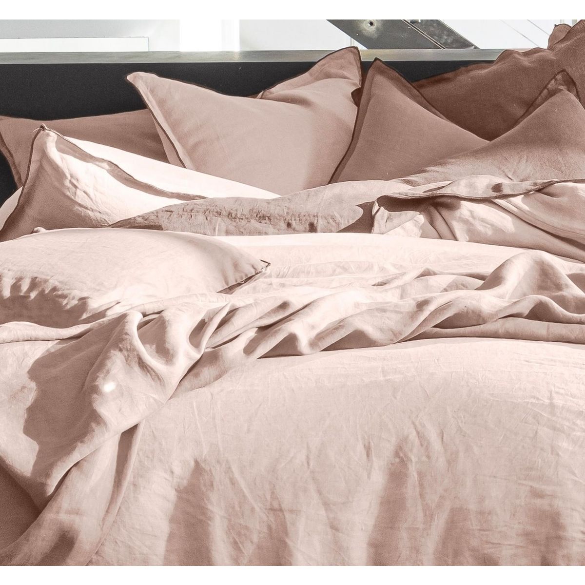 BATON ROUGE Housse de couette 100% lin lavé