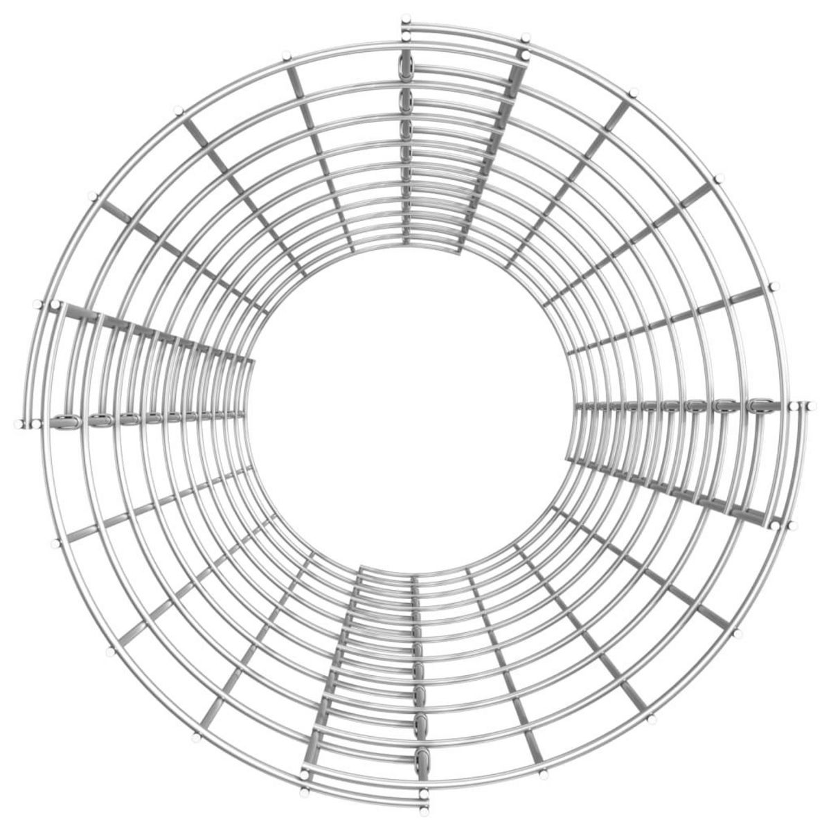 VIDAXL Lit sureleve a gabion circulaire 3pcs Acier galvanise Ø30x100cm