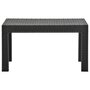 Voir la diapositive 2 : VIDAXL Table de jardin Anthracite 58x58x41 cm PP Rotin