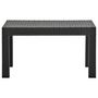 Voir la diapositive 2 : VIDAXL Table de jardin Anthracite 58x58x41 cm PP Rotin