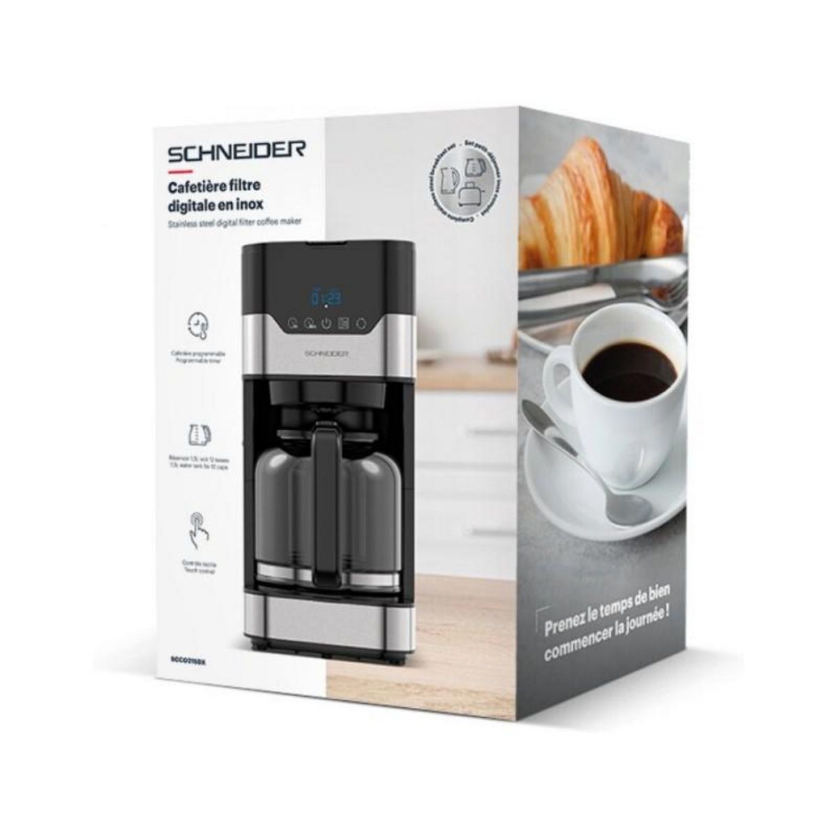 SCHNEIDER Cafetière Filtre 1,5l Programmable Scco215dx Schneider