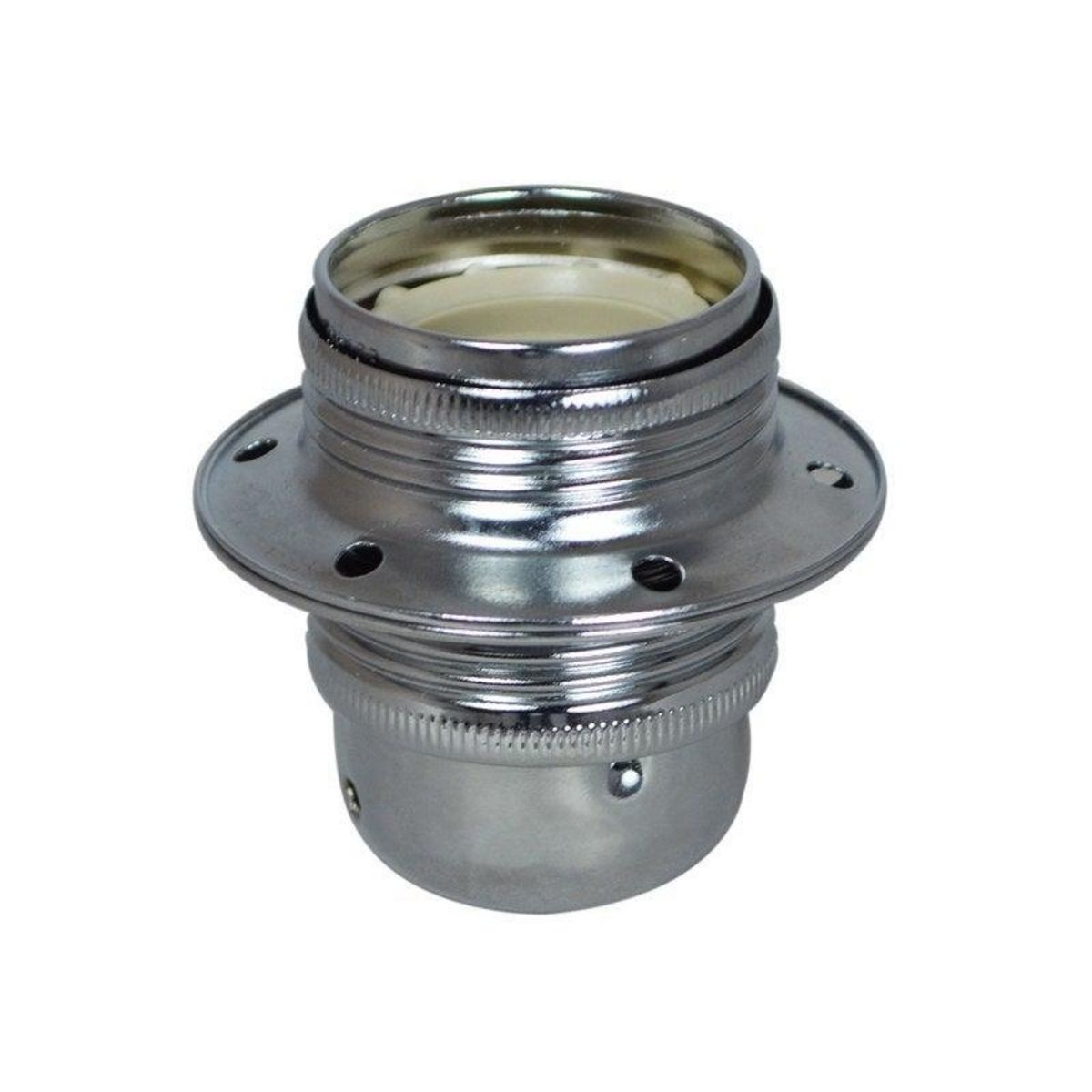 CENTRALE BRICO Douille e27 filetage métal argent TIBELEC