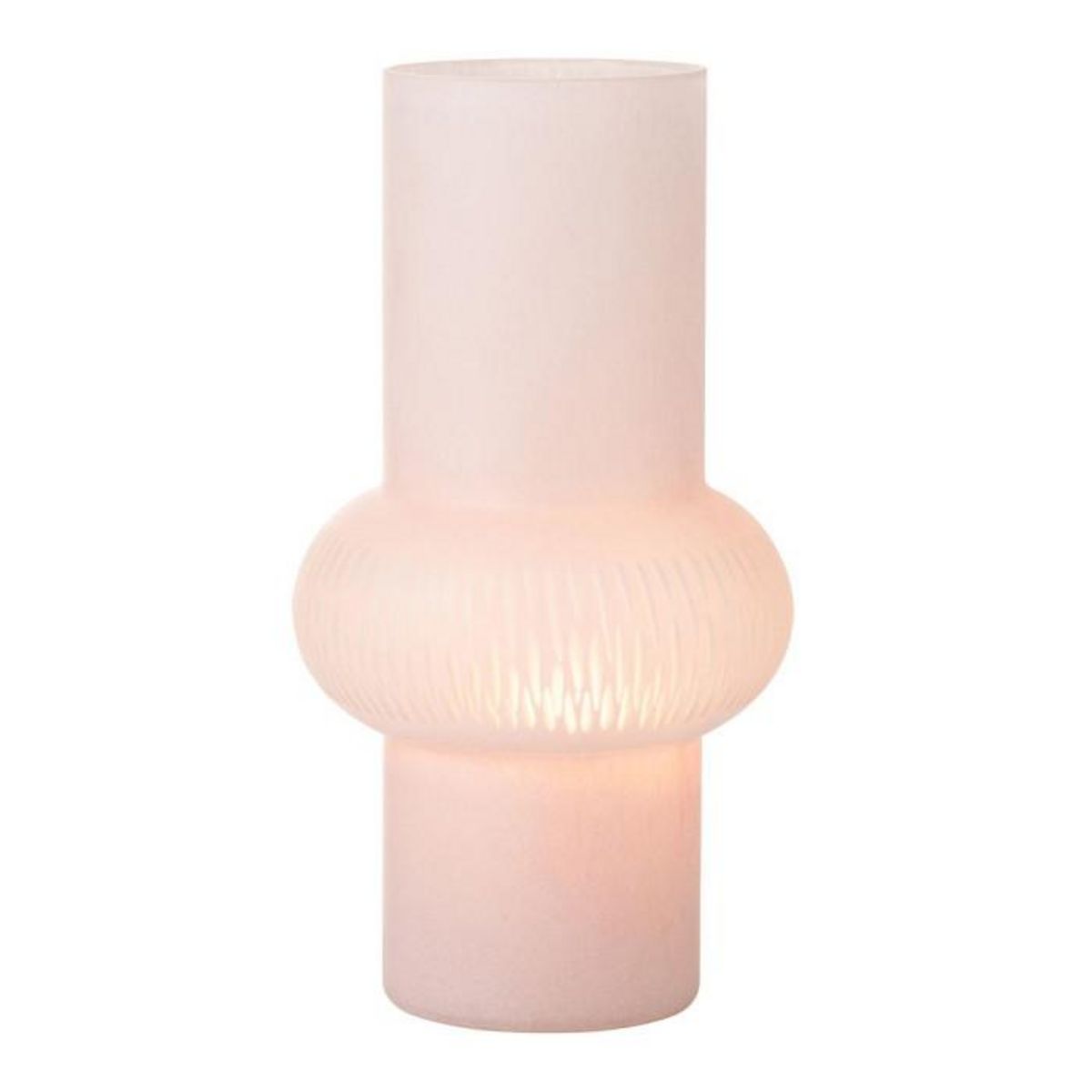Paris Prix Vase Design Ligne & Boule  Octave  35cm Rose