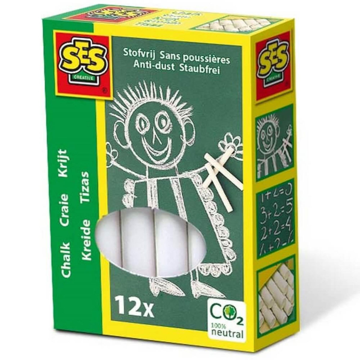 SES Creative Craies 12 craies blanches