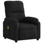 Voir la diapositive 4 : VIDAXL Fauteuil inclinable de massage noir tissu microfibre