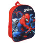 Voir la diapositive 2 : Bagtrotter Bagtrotter - Spiderman - Sac à Dos Scolaire Goûter 31 cm - Marine - 1 compartiment zippé - Bretelles Matelassées - Face 3D - 25x11x32 cm - Matière Polyester - Sac à Dos Scolaire Maternelle
