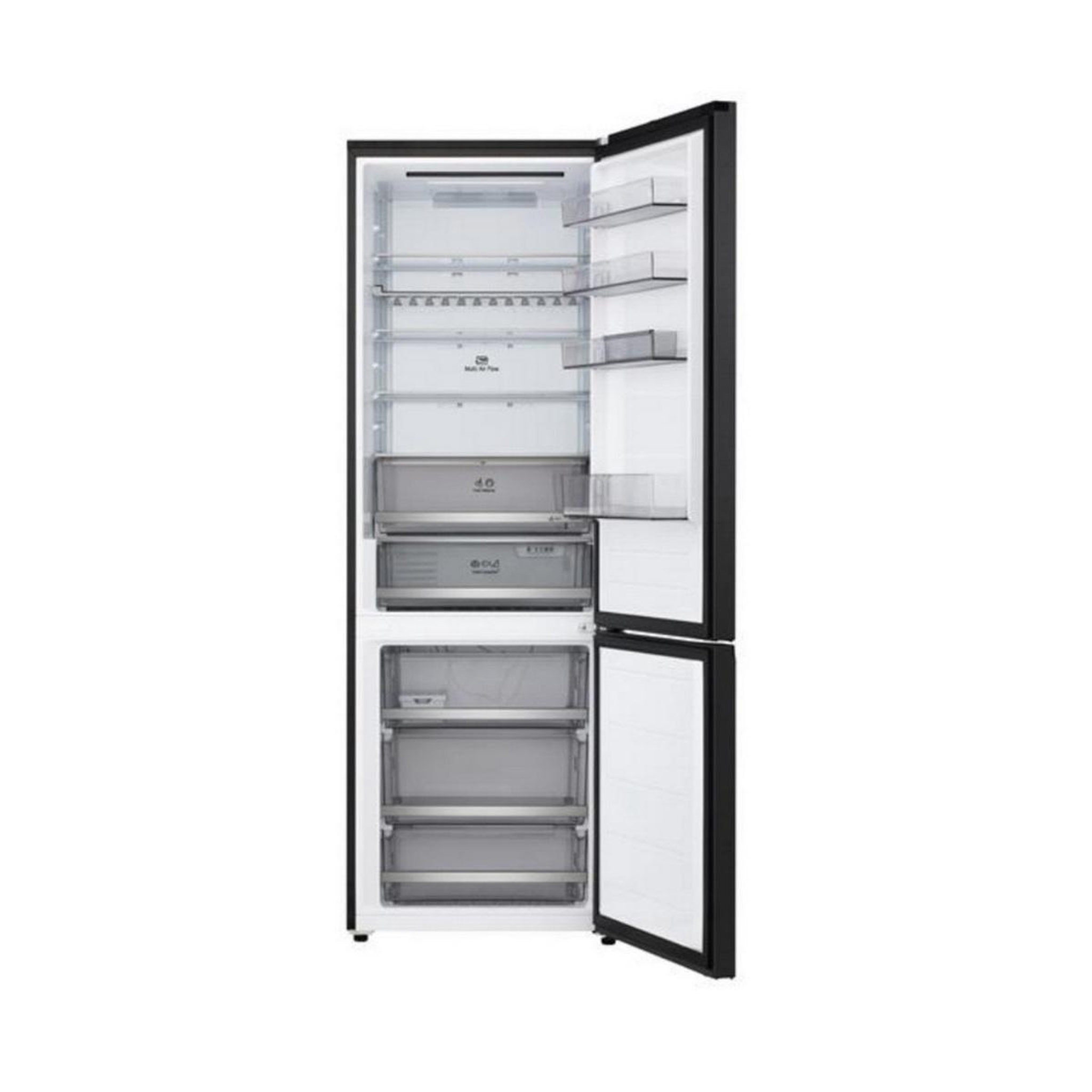 Voir la diapositive 5 : LG Réfrigérateur combiné 69.7cm 279l noir mat - GBBW322CEV