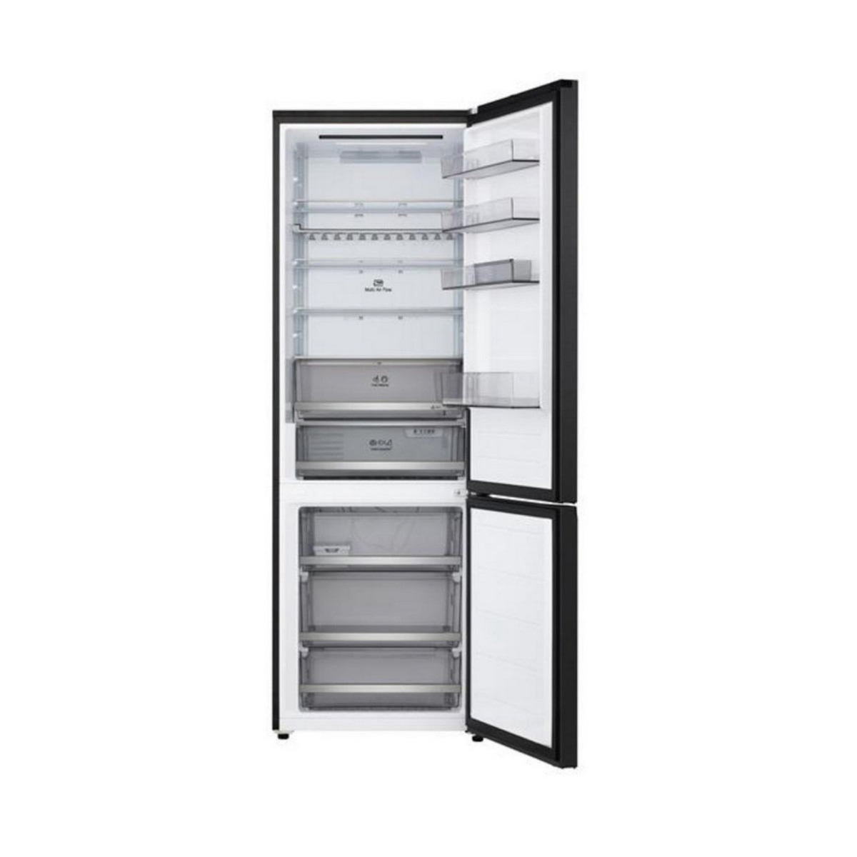 LG Réfrigérateur combiné 69.7cm 279l noir mat - GBBW322CEV