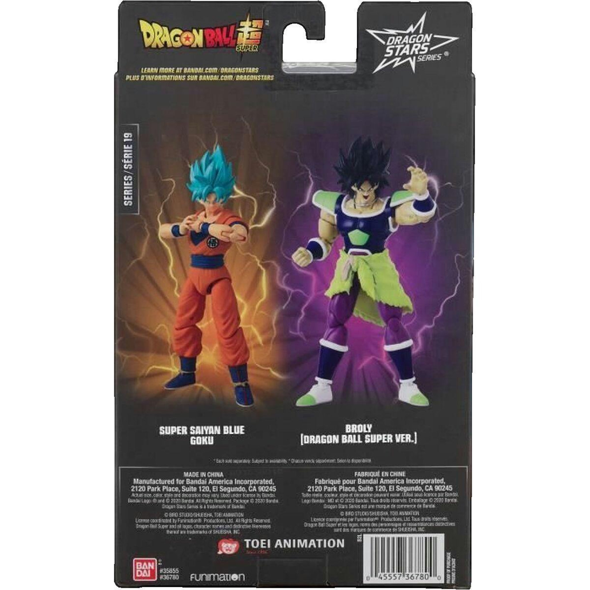 Voir la diapositive 2 : BANDAI Figurine d'action Dragon Ball Super Super Saiyan Blue Goku