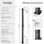 Voir la diapositive 6 : tectake Douche solaire 20 litres noir/gris