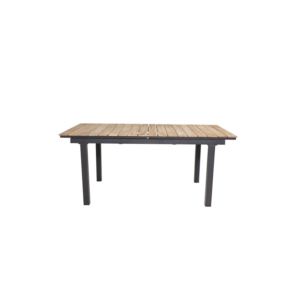 Paris Prix Table de Jardin Extensible  Mexico  180-240cm Naturel & Noir