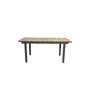 Voir la diapositive 2 : Paris Prix Table de Jardin Extensible  Mexico  180-240cm Naturel & Noir