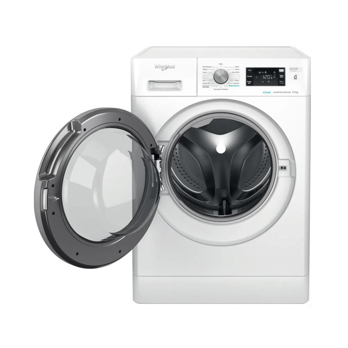 Whirlpool Lave-linge hublot 10kg 1400 trs/min - FFBR10489BSVFR
