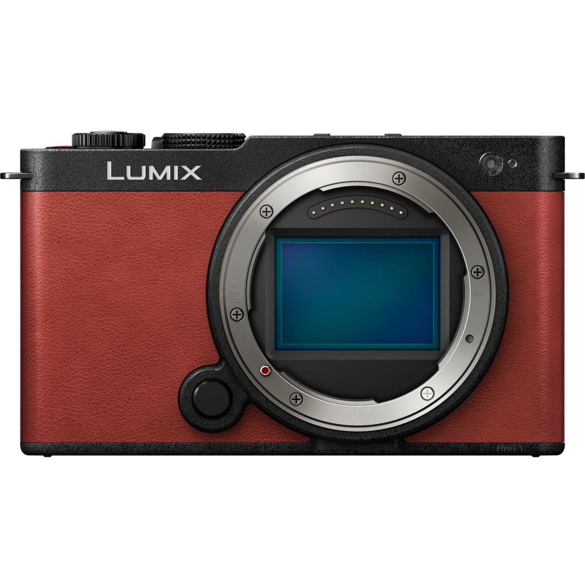PANASONIC Appareil photo Hybride FULL FRAME Lumix S9 ROUGE Boitier seul